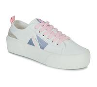 Chaussures Pepe Jeans Allen Flag Color blanc cassé rose clair bleu femme - 41