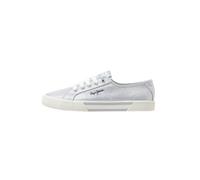 Pepe Jeans Brady Party Low Trainers Argenté EU 38 Femme