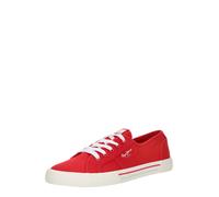 Pepe Jeans Baskets basses 'BRADY' rouge / blanc, Taille 38