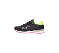 Pepe Jeans Baskets basses 'Brit Neon' jaune fluo / noir / blanc, Taille 38
