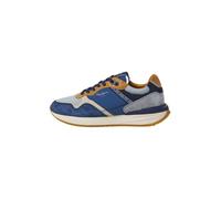 Pepe Jeans Baskets basses 'Buster Pro' beige / bleu marine / bleu clair / cognac, Taille 42