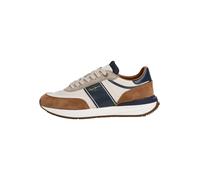 Pepe Jeans Baskets basses ' BUSTER SERIE M ' bleu marine / cognac / blanc naturel, Taille 45