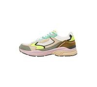 Pepe Jeans Baskets basses 'Dave' jaune / kaki / olive / blanc, Taille 36