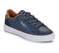 Chaussures Pepe Jeans Kenton Court bleu marine marron junior - 34