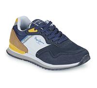Chaussures Pepe Jeans London Life bleu marine jaune blanc junior - 35