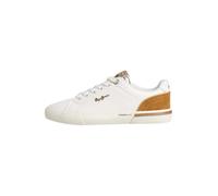 Pepe Jeans Baskets basses 'Kenton Campus' cognac / blanc cassé, Taille 42