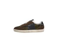 Pepe Jeans Baskets basses 'Lane Camo' vert / olive / noir, Taille 42