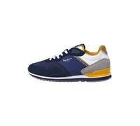 PEPE JEANS Mixte London Muse M Sneaker, Navy, 45 EU