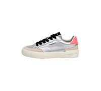 Pepe Jeans Baskets basses 'MILAN' beige / gris argenté / rose clair, Taille 36