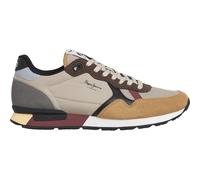 Pepe Jeans Baskets Brit Colors M pour Homme, Marron Caramel Beige, 42 EU