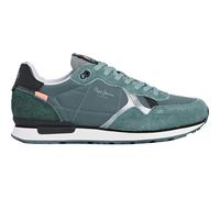 Pepe Jeans Baskets Brit Flyer M pour Homme, Vert (Casting Green), 44 EU, Vert coulé Vert, 10 UK
