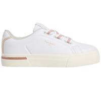 Pepe Jeans Baskets Carla Basic W pour Femme, Blanc (Blanc), 38 EU