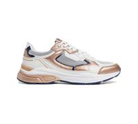 Pepe Jeans Dave Metal Trainers Marron,Blanc EU 37 Femme