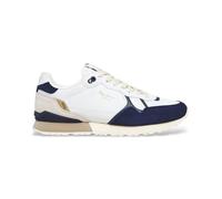 PEPE JEANS Mixte Brit Ivy M Sneaker, Navy, 45 EU