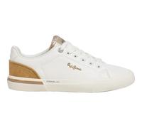 Pepe Jeans Baskets Kenton Campus W pour Femme, Blanc (Off White), 39 EU
