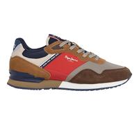 Pepe Jeans Baskets London Mood M pour Homme, Marron foncé., 7 UK