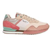 Pepe Jeans Baskets London Sea W Sneak Femme Beige Orange Sandstorm Taille 36