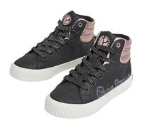 Pepe Jeans Baskets rembourrées Ottis pour Fille, Noir, 39 1/3 EU