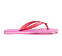 Pepe Jeans Bay Beach Brand W, Tongs Femme, Rouge (Washed Red), 4