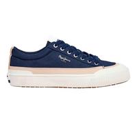 Pepe Jeans Ben Wash - Baskets en Cuir Bleu Marine
