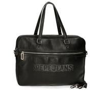 Pepe Jeans Bera Mallette pour Ordinateur Portable Noir 40 x 30 x 5 cm Cuir synthétique by Joumma Bags