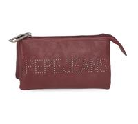 Pepe Jeans Bera Porte-Monnaie Trois Compartiments Violet 17,5 x 9,5 x 2 cm Cuir synthétique by Joumma Bags