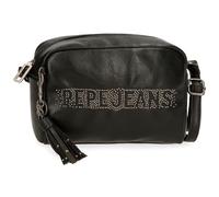Pepe Jeans Bera Sac à bandoulière Noir 21 x 15 x 9 cm Cuir synthétique by Joumma Bags