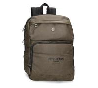 Pepe Jeans Berwick Bagage - Sac de messager pour homme, vert, Talla única, Sac à dos décontracté pour ordinateur portable