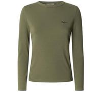 Pepe Jeans Betina T-Shirt, Vert (Kaki Green), L Femme