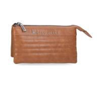 Pepe Jeans Biker Porte-Monnaie Trois Compartiments Marron 17,5 x 9,5 x 2 cm Polyester avec détails en Cuir synthétique by Joumma Bags, Marron, Talla única, Porte-Monnaie à Trois Compartiments