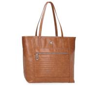 Pepe Jeans Biker Sacs fourre-Tout Portables 15,6 Pouces Marron 34 x 32 x 14 cm Polyester avec détails en Cuir synthétique by Joumma Bags, Marron, Talla única, Sac fourre-Tout