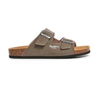 Pepe Jeans Bio M Double Velour Sandale Homme, Marron (Stone Beige), 9
