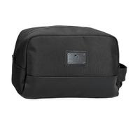 Pepe Jeans Blackmore Nececer Adaptable Noir 25 x 15 x 12 cm Polyester avec détails en cuir synthétique 4,5 L by Joumma Bags, Noir, Talla única, Nécecer Adaptable