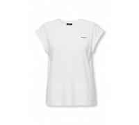 Pepe Jeans Bloom T-Shirt, Vert (Vert décoloré), L Femme