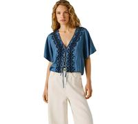 Chemise manches longues femme Pepe Jeans Cleo Bleu M