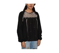 Pepe Jeans - Blusa aime - Femme - Blouses et Chemises - Noir - Taille: 38 FR