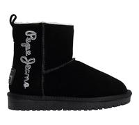 Pepe Jeans Bottines en Cuir Diss Top Noir