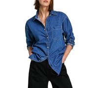 Pepe Jeans Boyfriend Shirt Pl304895 Chemise, Bleu (Denim-HT8), L Femme
