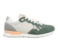 Chaussures Pepe Jeans Brit Camp vert foncé orange femme - 36