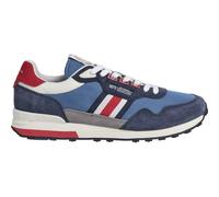 Pepe Jeans Brit Cover Kingston Heritage - Baskets en Cuir Bleu Marine