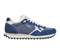 Pepe Jeans Brit-on Print Trainers Bleu EU 45 Homme