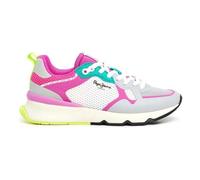 Pepe Jeans Brit Pro Fresh, Baskets Femme, Gris (Gris Clair), 3