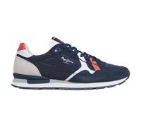 Pepe Jeans Brit Road Leather Sneakers Navy