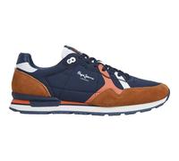 Chaussures Pepe Jeans Brit Road bleu marine marron blanc - 41