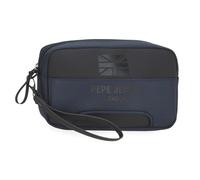 Pepe Jeans Bromley Hand Bag 24, Bagage-Sac Messager Homme, Bleu, Taille Unique