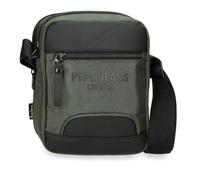 Pepe Jeans Bromley Petit sac à bandoulière vert 12 x 16 x 3,5 cm Polyester, vert, Talla única, Petit sac à bandoulière