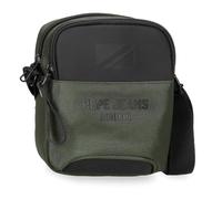 Pepe Jeans Bromley Petit sac à bandoulière vert 12 x 16 x 3,5 cm Polyester, vert, Talla única, Petit sac à bandoulière