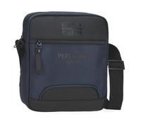 Pepe Jeans Bromley Sac à bandoulière Porte-Tablette Bleu 23 x 27 x 7 cm Polyester by Joumma Bags, Bleu, Talla única, Bandoulière Porte-Tablette