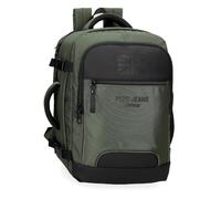 Pepe Jeans Bromley Sac à Dos de Cabine pour Ordinateur Portable 15,6 Pouces Noir 25 x 40 x 17 cm Polyester 17 L by Joumma Bags, Noir, Talla única, Sac à Dos de Cabine pour Ordinateur Portable