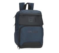Pepe Jeans Bromley Sac à Dos pour Ordinateur Portable 13,3 Pouces Bleu 25 x 37 x 12 cm Polyester 9L by Joumma Bags, Bleu, Talla única, Sac à Dos pour Ordinateur Portable